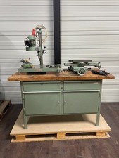 Oberfräsmaschine 1988 + Werkstatttisch + Makita, Metabo, AEG, Holzher + Zubehör