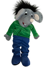 Tony Handpuppe Maskottchen Kuscheltier Stofftier Plüschtier Plüsch Maus Klett