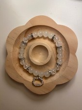 Hello Kitty Armband Weiß silber