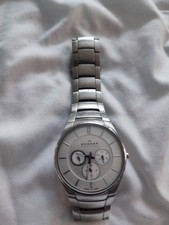 skagen herrenuhr Silber 5ATM