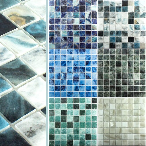 Glas schwimmbad pool mosaik - schwimmbad,