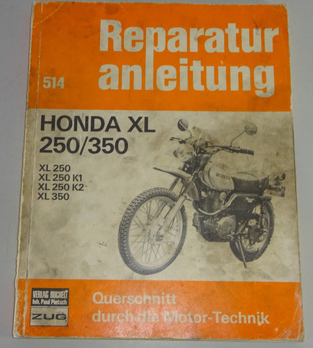 Reparaturanleitung honda - honda, xl