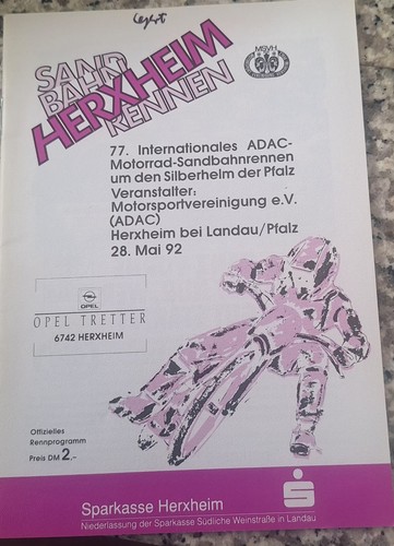 Programm speedway sandbahn - programm,