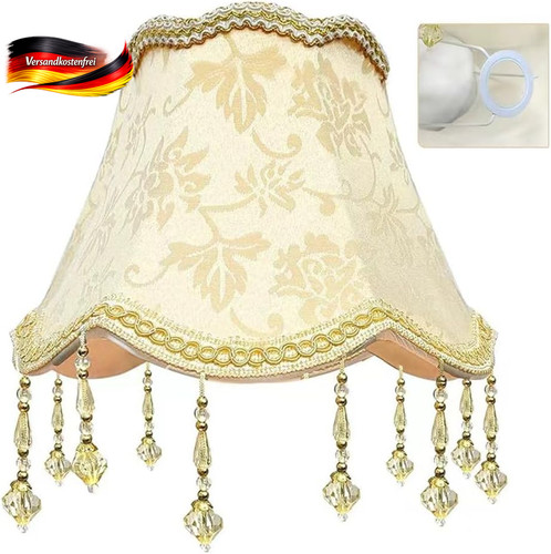 Vintage stofflampenschirm mit - stofflampenschirm,