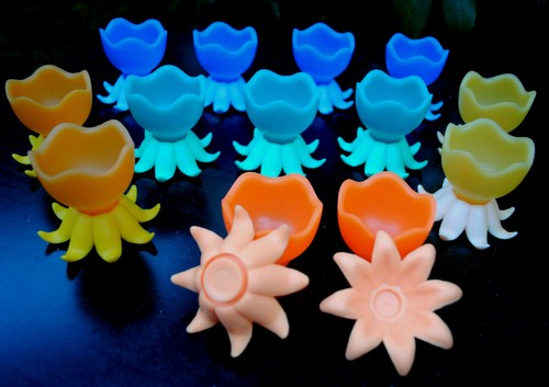 Eierbecher blume orange - 2, eierbecher..blume,