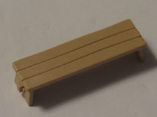 playmobil© Lange Bank hell braun 5667 Reitstall 5422 Almhütte 9293 NHL Mitnehm-K