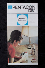 Bedienungsanleitung Pentacon