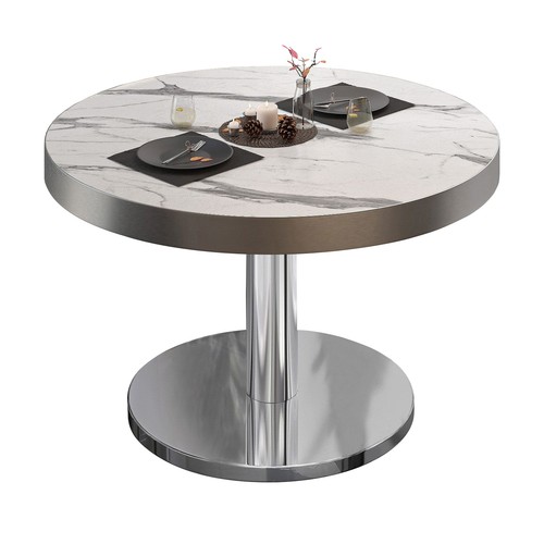 Bistro loungetisch ø h - bn,