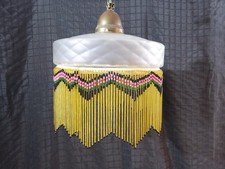 Jugendstil Glasfransen Glas