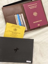 Impfpass hülle aus - impfpass, leder-