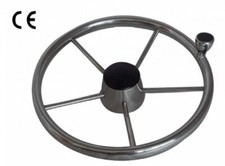 Lenkrad mit Knopf aus