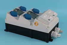 Mennekes 932807 Stromverteiler  / 63 A mit FI und LAN Dosen