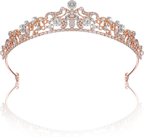 Tiara silber kristallkrone - silber,