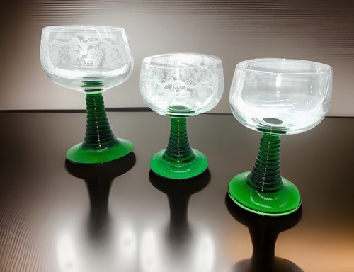 Römerglas grün vintage - grün,