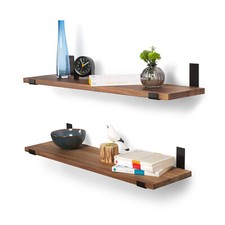 DOK Schweberegal Eiche schwarz