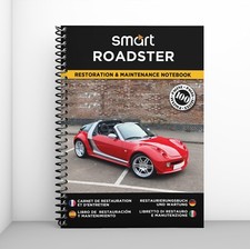 SMART ROADSTER : Restaurierungsnotizbuch & Wartung - KOSTENLOS VERSAND !