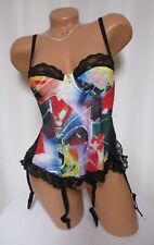 VINTAGE: ca. 70er Jhr. - flotte - Corsage  mit Strapsen Gr.  70 B- # 014 --NEU