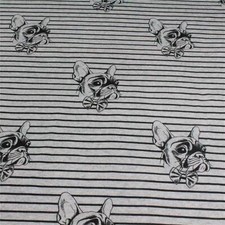 Jersey Bulldoge auf Streifen