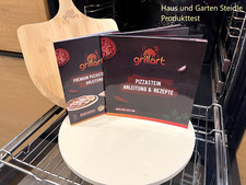 Pizzastein Brotbackstein Set -