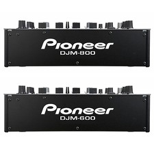 Pioneer DJM-800 / DJM-600 FRONT PANEL AUFKLEBER / GRAFIK / WEISS/SILBER/GOLD CDJ