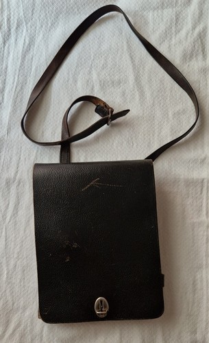 Vintage leder kartentasche - vintage,