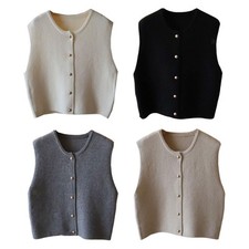 Gestrickte Weste Kleidung