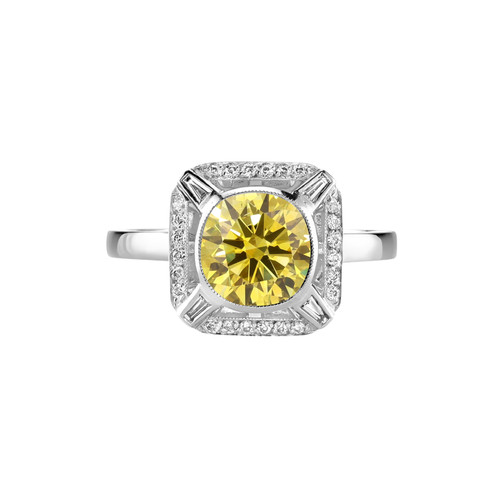 Diamantring gold - k,