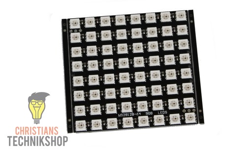 Ws2812 8x8 rgb led - |, 64