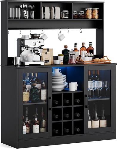 Weinbar schrank mit led - weinbar, licht
