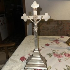 Antik alt großes Kreuz Metall