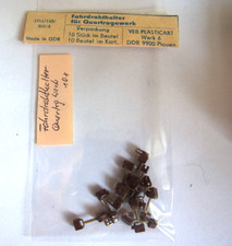 VEB Plasticart H0 - 10 Stck. Fahrdrahthalter für Quertragewerk -neuwertig