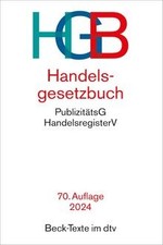 Handelsgesetzbuch. HGB: mit