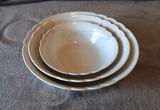 Seltmann Weiden Porzellan, Form Helena, Schüsselset 16 cm, 20 cm, 23 cm,  Top 