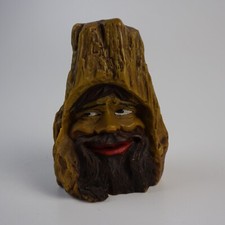 Große Dekorative Kerze Waldschrat Wurzelsepp Baum Gesicht Motivkerze Reliefkerze