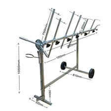 Drehlackierständer Lackierständer Lackierbock für Autolack Autoteile Ludwiglacke