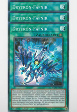 Yu-Gi-Oh! - 3x Drytron-Fafnir GEIM-DE031 - Super Rare - 1. Auflage - Deutsch