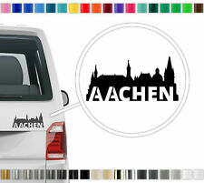 Universal Auto-Aufkleber, Folie, Design-Folierung 25x12cm - Motiv: Aachen