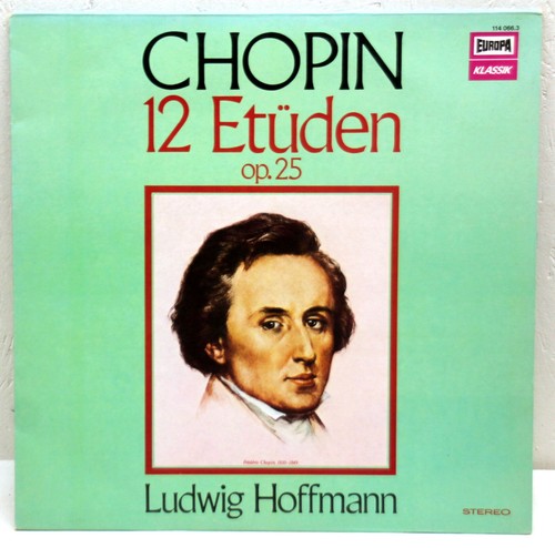 Vinyl chopin 12 etüden - 12",