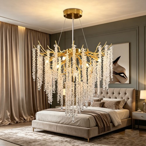 Moderner goldener kristall - moderner,