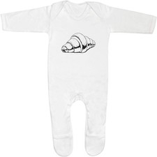 Baby Strampler Jumpsuits / Schlafanzüge "Single Croissant" (SS051210)