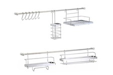 Küchenleiste mit Haken Set 2