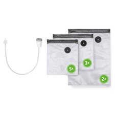 CASO Vacu ZIP-Adapter Set - ZIP-Bags+Adapter & Vakuumschlauch (B-Ware)