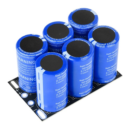 Farad capacitor 500f - 2.7v,
