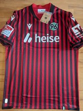 Hannover 96 Heimtrikot | 25/26  Rot-Schwarz | 2. Liga-Patch | L | Macron | NEU 