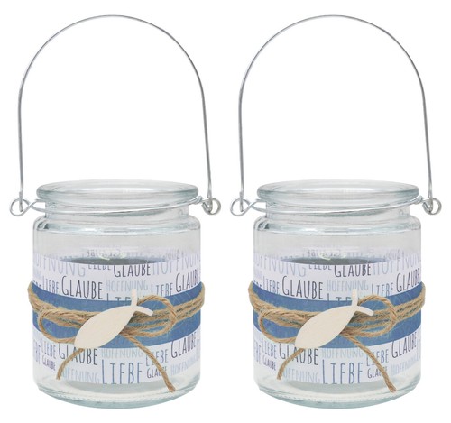Windlicht glaube liebe - windlicht,