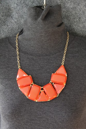 Halskette collier goldfarben - collier,