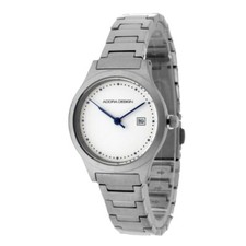 ADORA Design Uhr AD8583 schlichte Damen Armbanduhr mit Datum aus Edelstahl