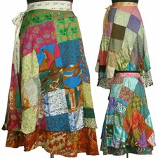 Vintage Seide Sari Patchwork