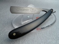 UNIKALES Damast-Rasiermesser BORODINO von WACKER SOLINGEN 6/8 straight razor