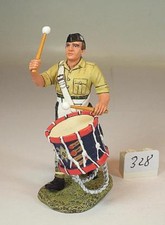 King & Country 8th Army EA026(E) UK Soldier Bass Drum (2009) retired #328